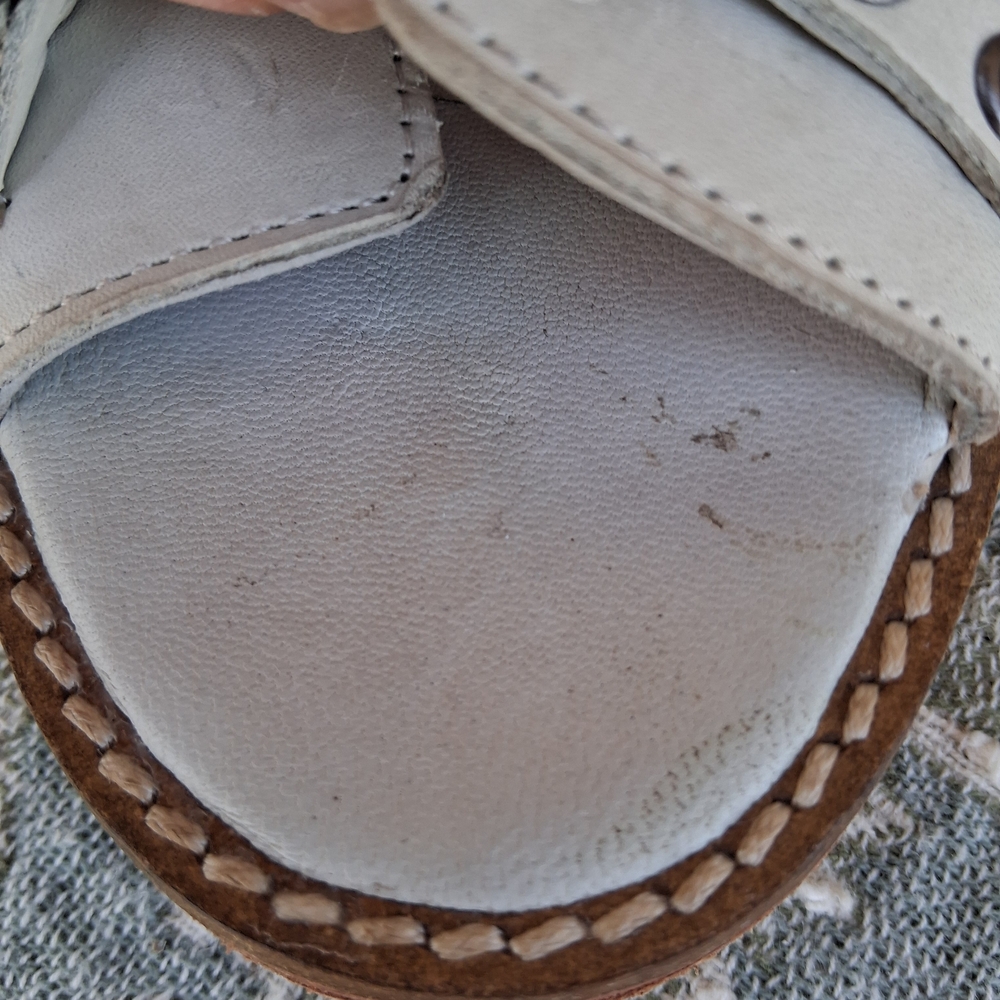 Vintage Foundry Co.Jamina Leather Studded Blocked Heel Sandals Sz. 8.5 - Picture 12 of 14